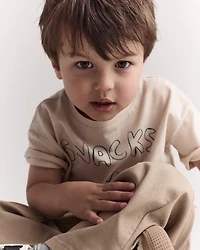 Toddler Barrel Pant - Tan