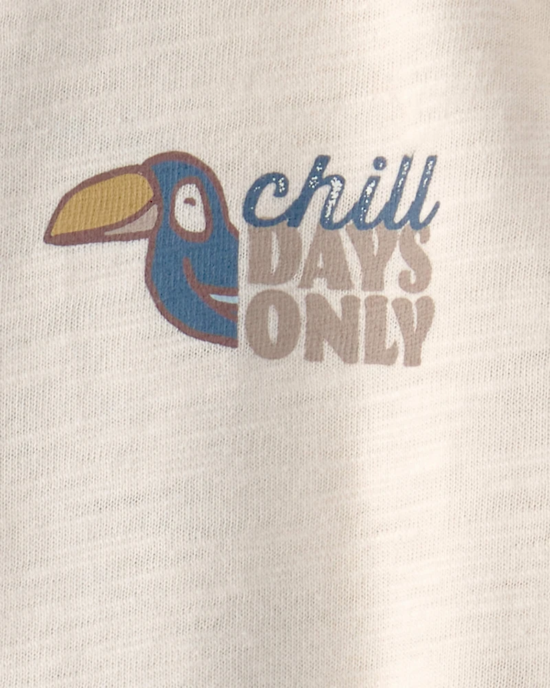 Baby Boy 2-Piece Toucan Solid Short-Sleeve Top & Short Set - Green/White