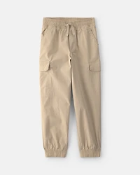 Boys Cargo Joggers - Khaki
