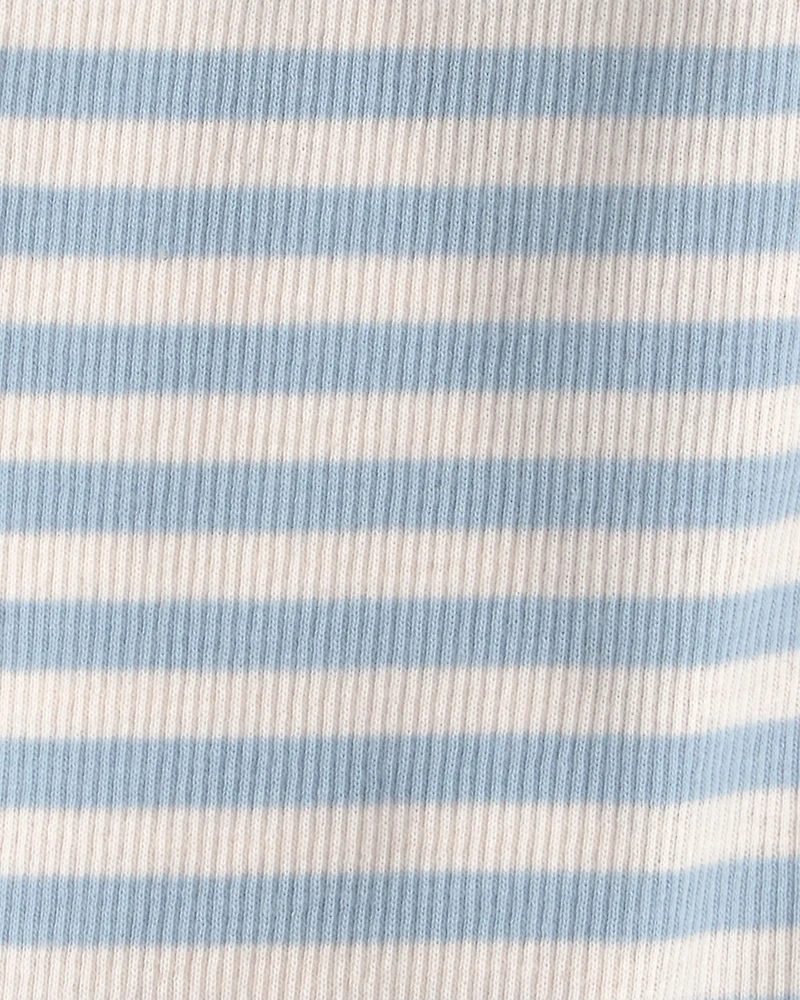 Baby Organic Cotton Striped Bodysuit