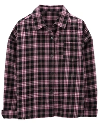 Kid Boxy Fit Button-Front Shirt