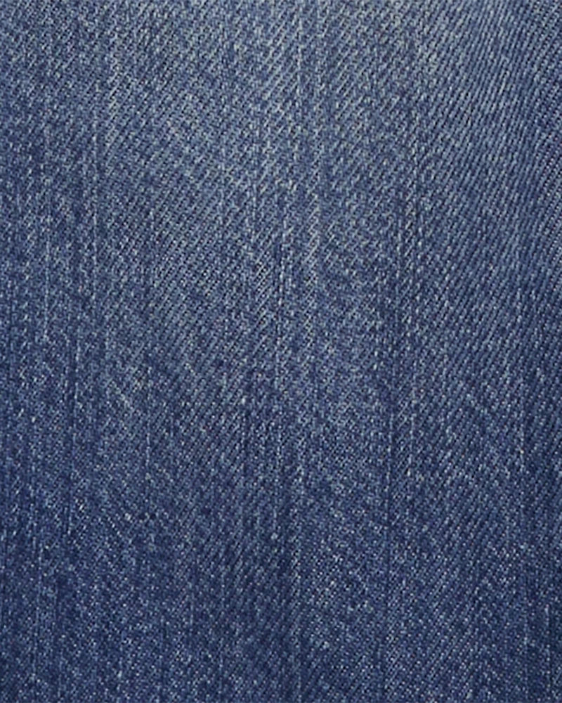 Baby Classic Denim Overalls: Removed Patch Remix