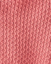 Baby Girl 2-Piece Organic Cotton Crotchet Knit Set