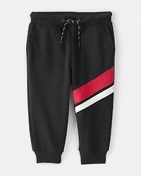 Baby Boy Fleece Joggers - Black