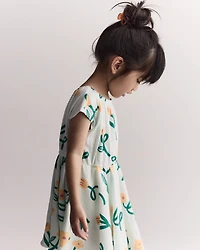 Toddler Girl Avenue Twirl™ Dress Floral Print - Light Green
