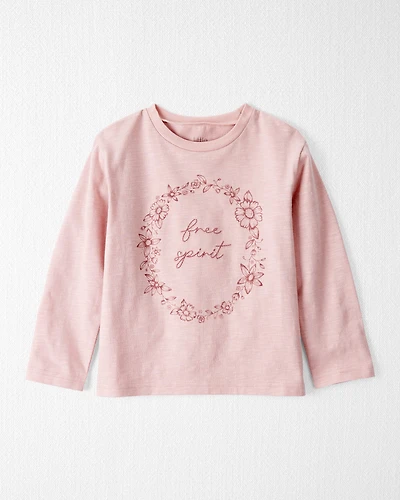 Toddler Organic Cotton Free Spirit Long-Sleeve Jersey Tee