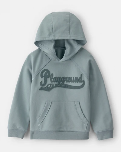 Toddler Boy Fleece Playground Long-Sleeve Pullover Hoodie - Green