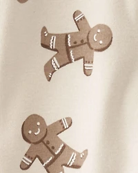 Baby Organic Cotton Sleep & Play Gingerbread Cookie pyjamas