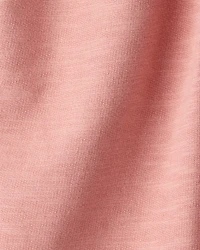 Baby Girl 100% Cotton Wide-Leg Pants - Pink