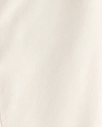 Toddler Girl French Terry Wide-Leg Active Pants - Ivory