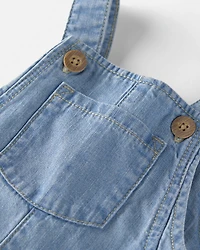 Baby Organic Cotton Chambray Shortall