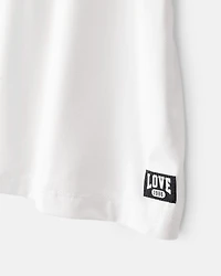 Girls Short-Sleeve Top - White