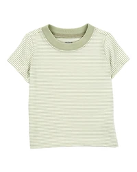 Baby Boy 2-Piece Tee & Shortall Set - Olive
