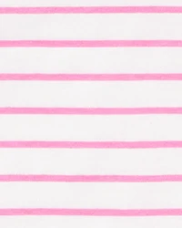 Baby Striped Short-Sleeve Tee - Pink