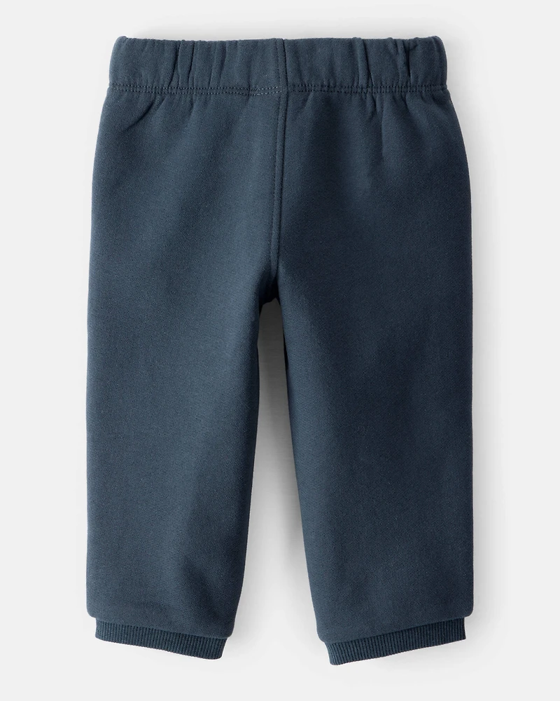 Baby Boy Cotton Pull-On Pants - Blue