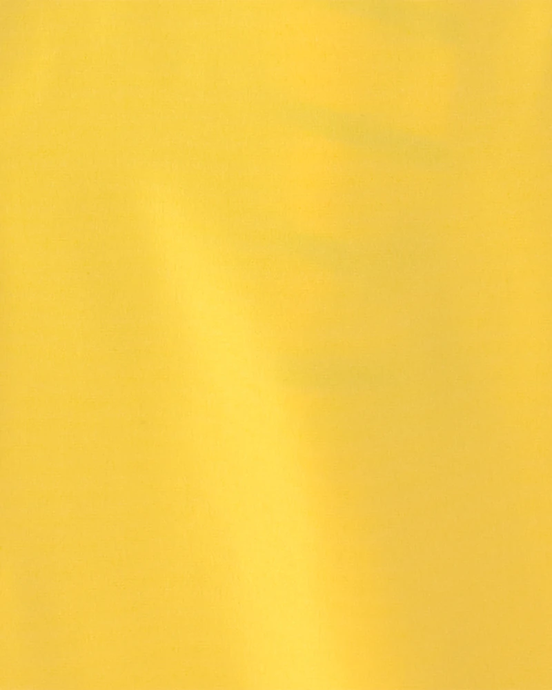 Boys Solid Rain Jacket- Yellow