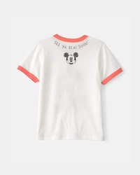 Toddler Disney© Mickey Mouse Graphic Tee - White