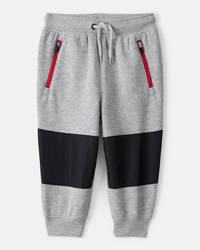 Baby Boy Fleece Joggers - Grey