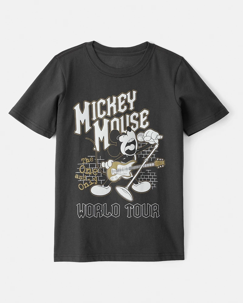 Boys Disney© Mickey Mouse Short-Sleeve Graphic Tee - Black