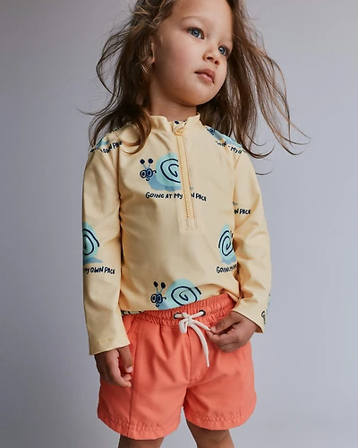 Toddler Boy Swim Trunks - Orange