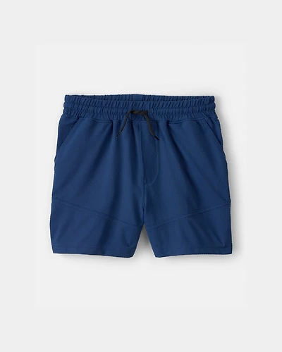 Boys Mesh Active Shorts - Blue