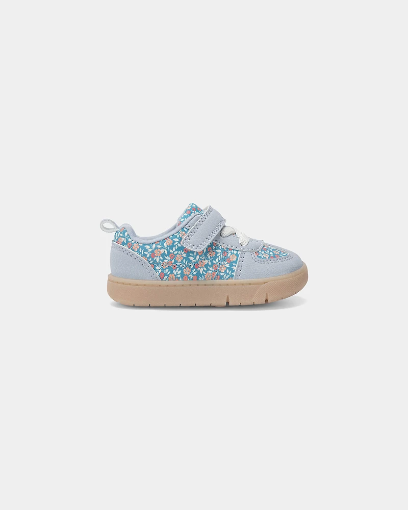 Baby Girl Every Step® First Walker Floral Casual Shoes - Blue