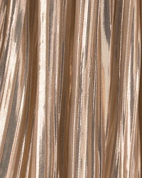 Girls Pleated Metallic Skirt - Gold