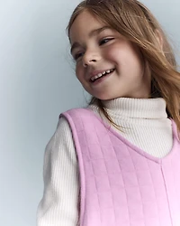 Toddler Girl Otter Pocket Jumper - Lilac