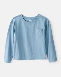 Girls Long-Sleeve Top - Blue