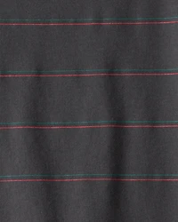 Boys Striped Long-Sleeve T-Shirt - Grey