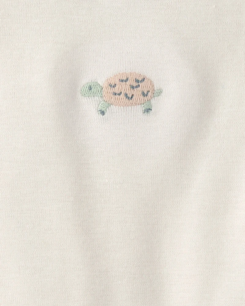 Baby 5-Pack Animals Sleeveless Multipack Bodysuits - Cream