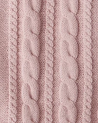 Girls Organic Cotton Cable Knit Cardigan