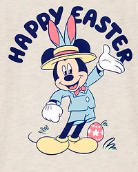 Toddler Disney© Mickey Mouse Easter Short-Sleeve Graphic Tee - Cream
