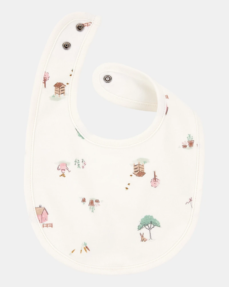 Baby 3-Pack Floral Bibs