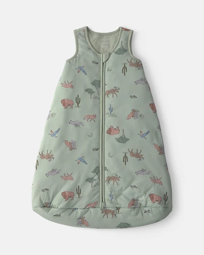 Baby Boy Desert 2-Way Zip PurelySoft™ Wearable Blanket - Green