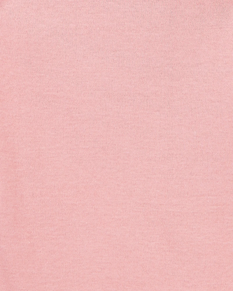 Baby Girl 5-Pack Solid Short-Sleeve Cotton Bodysuits