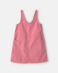 Girls 2-Piece Corduroy Long-Sleeve Jacket & Dress Set - Pink