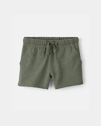 Baby Boy French Terry Shorts - Green