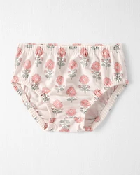 Baby Girl Organic Cotton Floral Tiered Dress