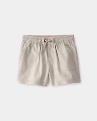 Toddler Boy Twill Shorts - Light Khaki