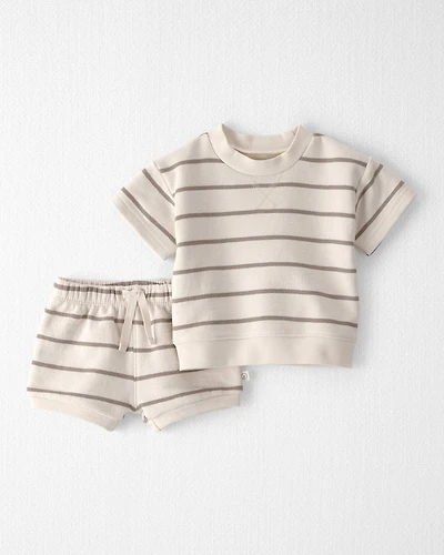Baby 2-Piece Organic Cotton Striped Set
