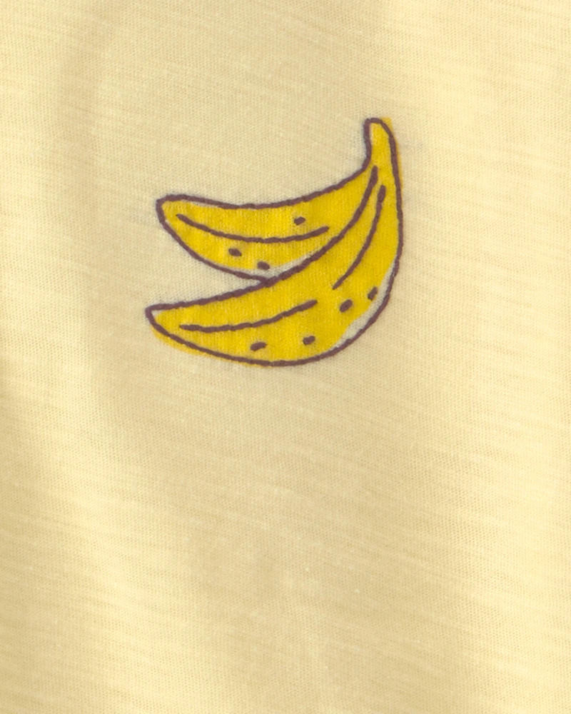 Toddler Boy 2-Piece Banana Top & Short Set - Yellow/Green