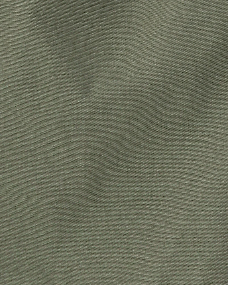 Baby Boy Canvas Shorts - Green