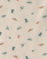 Baby Boy 3-Piece Dinosaur Long-Sleeve Layering Set - Green