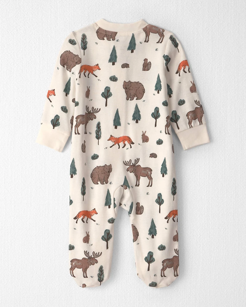 Baby Organic Cotton Sleeper Woodland Creatures