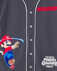 Boys Nintendo Super Mario Jersey - Grey