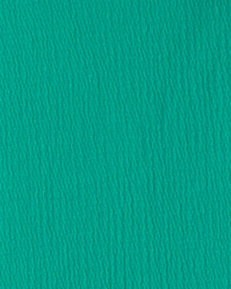 Girls Sleeveless Maxi Dress - Green