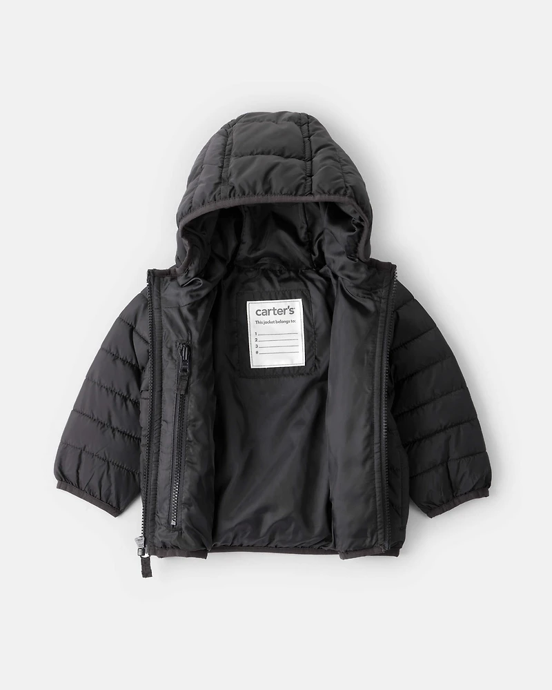 Baby Boy Midweight Packable Puffer