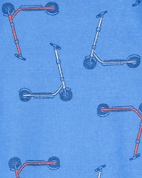 Toddler Boy 2-Piece Scooter Print 100% Snug Fit Cotton Pyjamas