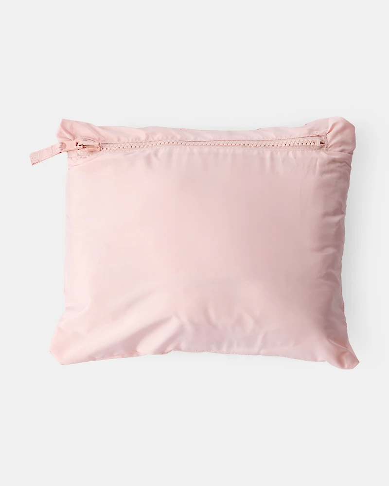Baby Hooded Puffer Jacket - Pink